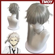 TMOY High Quality Bungo Stray Dogs Cosplay Atsushi Nakajima Cosplay Wig Short Fln Grey Heat Resistan