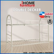iHOME FURNITURE SABAH 🔥READY STOCK🔥 2' Double decker bed frame/Katil Dua tingkat/Katil Hostel