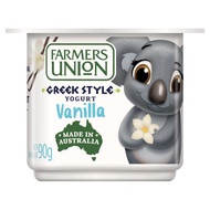 Farmers Union Greek Style All Natural Vanilla Yogurt made in Australia 90g