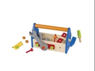 荷蘭Playtive 小木匠拆裝維修木製玩具工具箱