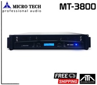 MICROTECH MT-3800 MT3800 เพาเวอร์แอมป์ 2CH กำลังวัตต์ 350W ที่8 โอห์ม/ กำลังวัตต์ 550W ที่4โอห์ม micro tech  mt3800 ไมโครเทค MT 3800
