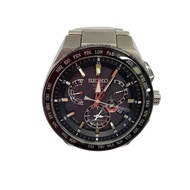 SEIKO mens watches ASTRON EXECTIVE solar wrist watch analogues stainless BLK SLV 8X53-0AV0-2 Direct 