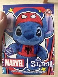 Hot Toys Cosbi Plush Marvel Stitch 已開外盒 銀色袋未開 stitch as rocket 史迪仔 第二彈毛公仔掛飾盲盒