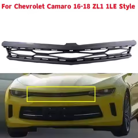 Car Modified Front Bumper Upper Grille Auto Front Racing Grills Fit for Chevrolet Camaro 16-18 ZL1 1