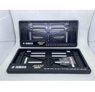 Cover Bingkai Plat Nomor Motor Yamaha List Maxi Hitam Tempat Plat Nomor Motor List Maxi Hitam Univer