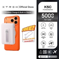 [CCC] UKIKI K5C Powerbank 5000mAh PD20W Wireless Charge พาวเวอร์แบงค์ชาร์จเร็ว สายในตัว มีขาตั้ง