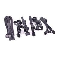 18AWG SATA Peripheral Molex PCI-e 8 Pin 6+2Pin CPU 4+4P ATX 24 Pin 20+4Pin Cable for CORSAIR HX1200i