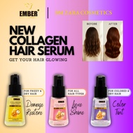 EMBER COLLAGEN HAIR SERUM 65ml / Serum Rambut/ hair oil/ minyak rambut-Frizzy, Colored, Dry hair, al
