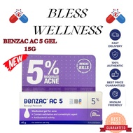 BENZAC AC 5 GEL 15G ACNE TREATMENT (EXP 10/25)