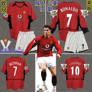 gmmtv bayern munich jersey Red Devils 0203 Manchester United Jersey Home No.7 Ronaldo Long Sleeve Be