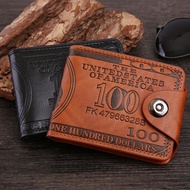 JOZL 8 ️ ⃣ 8 ⃣ 8 ️ ⃣ Money Retro Transformation Short Magnetic Buckle Dollar Pattern Dollar Multi-Ca