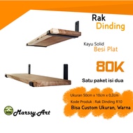 KAYU Wall Shelf | Paste Wall Shelf | Shelves Wall Shelf | Wood Wall Rack | Hanging Wall Rack | Minim