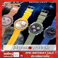 สายนาฬิกาสำหรับ Omega x Swatch Omega Swatch รุ่นร่วม moonswatch ดาวเคราะห์ดวงจันทร์