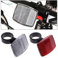 WMES1 Bike Reflector Red / White Handlebar Mount Bike Taillight Reflective Light Mountain Bike Front