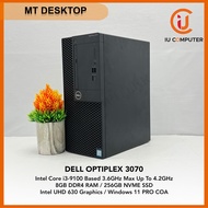 DELL OPTIPLEX 3070 MT INTEL CORE I3-9100 8GB RAM 256GB NVME SSD USED DESKTOP REFURBISHED PC