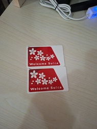 全新 Welcome Suica 卡 兩張