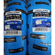 Deli Razor XP Sb-148 Scooter Tubeless Tyre For Vario160 100/80-14 ( Front )/ 120/70-14 ( Rear )( 1pc