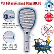 Vợt Muỗi Thông Minh Rạng Đông RD.02 2 Trong 1 Tích Hợp Đèn Pin và Vợt Bắt Muỗi - Hàng Chính Hãng
