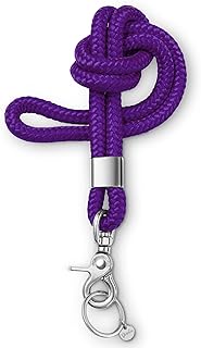 [Test Very Good, Note 1.1] Key Ring with Lanyard for Key Rings with Carabiner as Card Holder, German