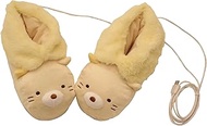 CS-WM77-NK USB Warm Room Shoes, Sumikko Gurashi, Cat, Compatible Size: Approx. 9.1-9.8 inches (23-25
