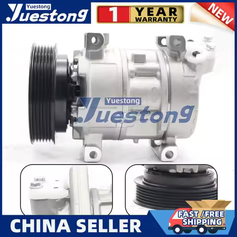 AC Compressor AD-0798N for Aston Martin V8 Vantage 4.7L 12-14 447180-7460 4G4319D629AA 6G3319D629AA