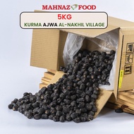 MAHNAZ FOOD Dates Al-Nakhl Village Ajwa AA Wholesales (5kg)