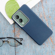 Phone Case For Vivo Y17s 4G Y36i 2023 G2 Y28 5G V2310 V2318A Premium Faux Leather Rubberized TPU Ski