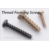 Thread Forming Screw 100pcs (Yellow or Blue Zinc) Size BP-520, BP-525, BP-530, BP-535
