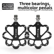 West Biking | Aluminum Bearing 3 Bearings Pedals