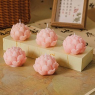 Good Luck Lotus Scented Candle Niche Fragrance Birthday Proposal Chinese Style Cherry Blossom Lotus 