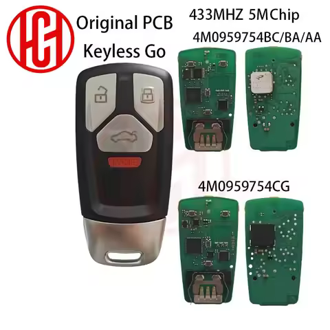 Original PCB Keyless Go Remote Car Key 433MHZ 754BC/BA/AA(2017-2019) 754CG(2017-2024) 5M Chip For Au