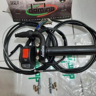 Gas Spontan Domino 2 Kabel Aktif Gas Spontan Crf 150 KLX Plus Saklar On Off Starter KTC