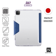 [Jaz Authentic] Power Support Air Jacket Folio Transparent Case for iPad Pro 11" (2022/2021)