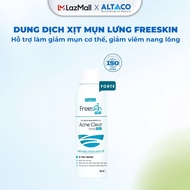 Xịt mụn lưng Freeskin - Hỗ trợ giảm mụn cơ thể mờ thâm giảm viêm nang lông phục hồi làn da bị mụn du