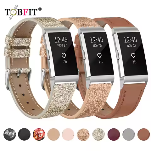 Leather Watch band Strap For Fitbit Charge 2 Band Bracelet Wristband Watchband For Fitbit Charge 2 S