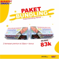 PAKET 2 BOX 40PCS MURAH/BURAYOT SIMADU SNACK box rasa gula aren asli/jajanan ringan cemilan