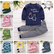 Sweetberry Baby🍒Baby Pajamas Set Kids Pyjamas Baby Sleepwear Children Nightwear Clothes Long Pants B