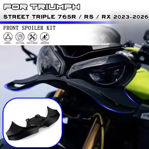 RS Winglet 765 Motorcycle New Aerodynamic Winglet For Street Triple 765RS 765R 765RX 2023-2026 Motor