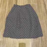 H’S CABINET (Korean Brand) Clover Embroidered Midi Skirt 韓國品牌三葉草刺繡中長半身裙
