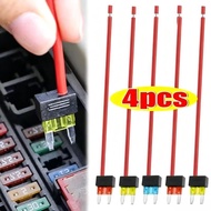 10A/15A/20A Car Power Supply Fuse - Mini Add-a-Circuit Fuse Tap - DC 32V Extension Wire - Plug & Pla