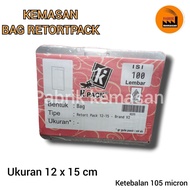 BAG RETORTPACK 12X15 CM PLASTIK RETORT TAHAN PANAS MICROWAVE KPACK