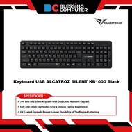 ALCATROZ USB Keyboard Silent KB1000 Black
