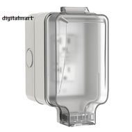 Outdoor Electrical Outlet Box for Garden, Yard Sports IP66 Waterproof& Lockable Enclosure, 20A Doubl