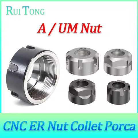 CNC ER OzNut Collet Porca Er8 ER11 ER16 ER20 ER25 ER40 Er32 Um/M/A Nut Sk10 Sk06 Ger16 Ger20 Oz20 Is