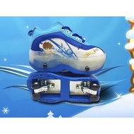 Folding Roller Skates Skate Shoes 4-Wheel Foldable Wheels Rainbow Pattern C017