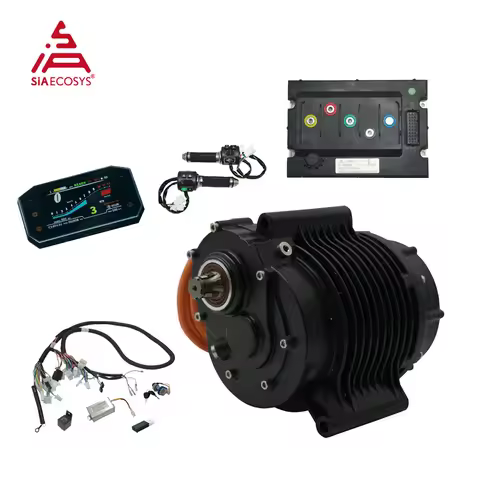 SIAXDJ138A-80 3500W Mid Drive Motor 13KW Peak with Gearbox CJ72590 Programmable Controller and chaoj
