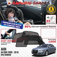 Car Sunshade AUDI A4 (B8) Q5 2008 Q5 2018 X5 STRONG MAGNET SAMURAI SUN SHADES Magnetic Pelindung Mat