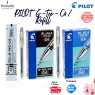 PILOT G-TEC-C4 Ultra Fine Rollerball Pen - Black - Blue G-Tech-C4 Gel Pen Needle Point