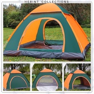 2-4 Person Outdoors Camping Quickly &amp; Easy Setup Tents Waterproof Automatic Instant Rapid Open Hiking Picnic Camp Tent