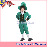 Deluxe Irish Leprechaun St Patricks Ireland Day Fancy Dress Boys Girls Costume